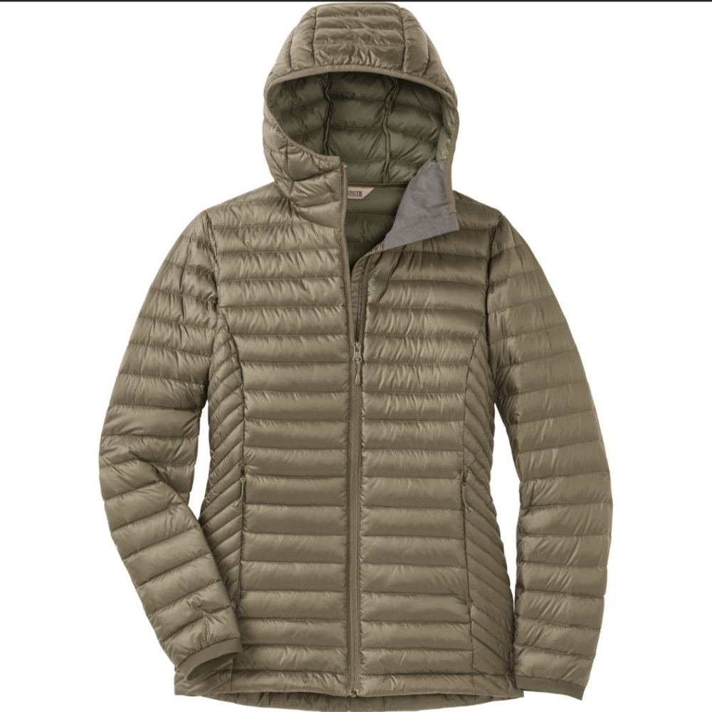 LIKE NEW Duluth Trading Co Down Right Jacket Woman's L Moss